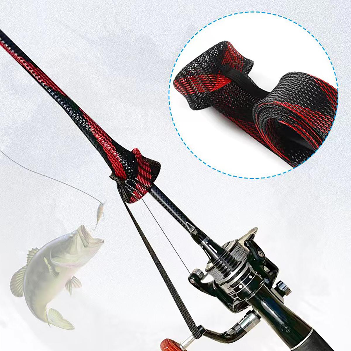 Fishing Gloves - Защитный чехол-сетка для рыболовных удилищ, подходит