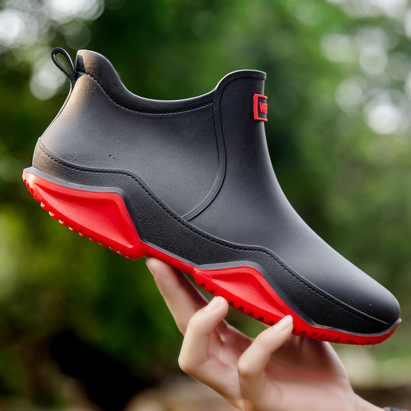 Fishing Boots - Модные водонепроницаемые мужские ботинки для дождя,