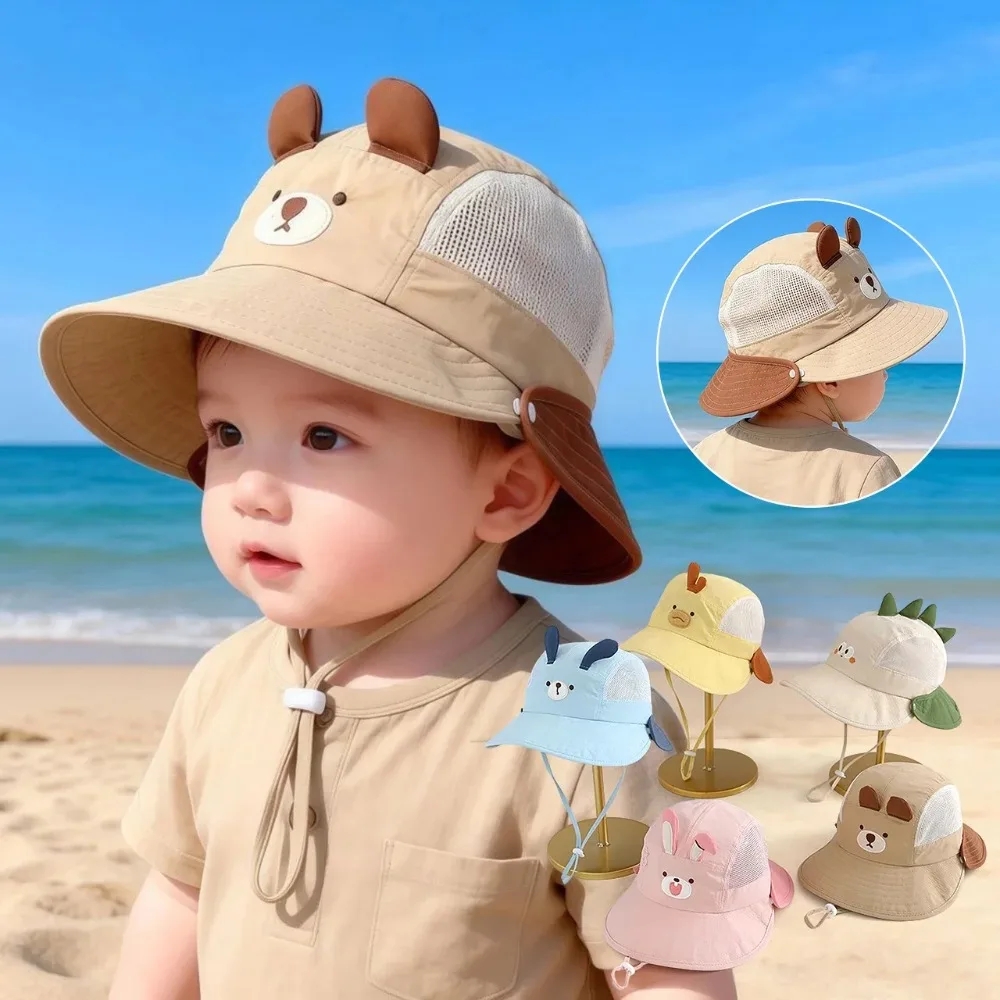 Fishing Hat - Милая детская панама с мультяшным принтом,