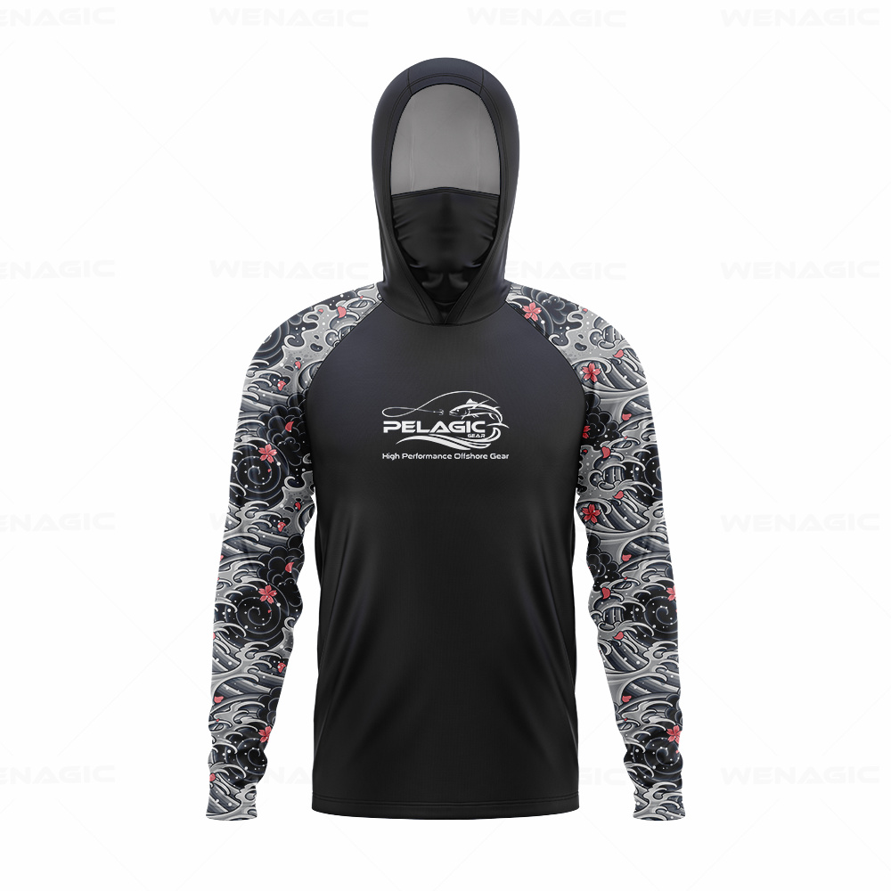 pelagic gear Мужская рубашка с – обзор и цена Fishing Hoodie