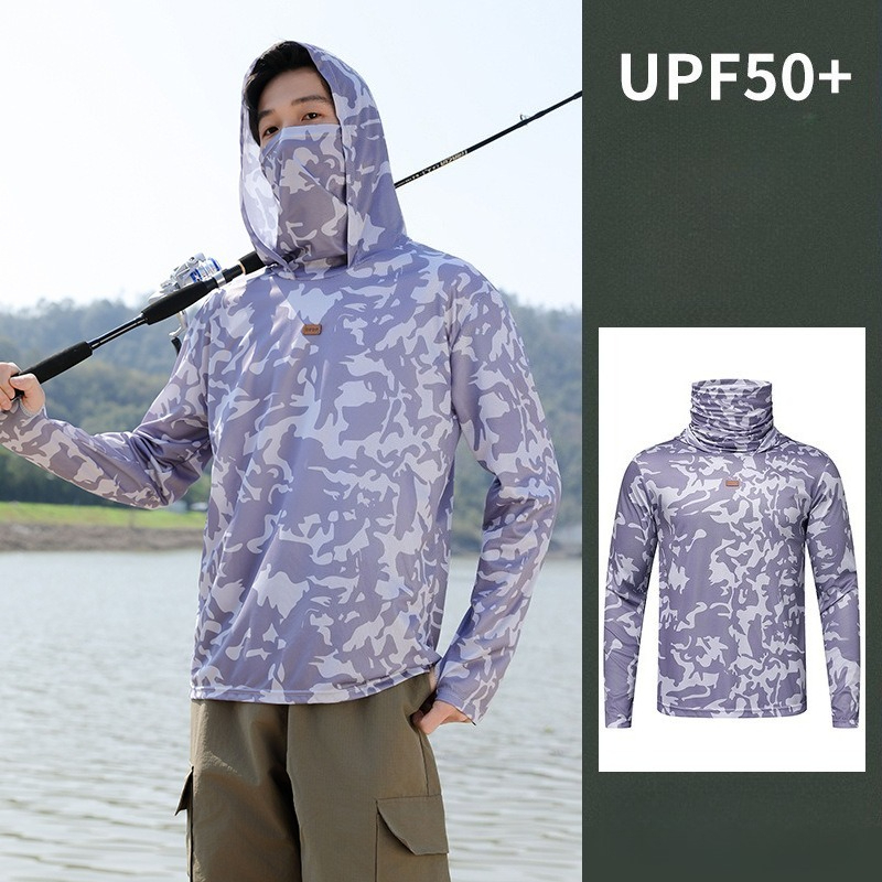 Мужская рыболовная рубашка с к – обзор и цена Fishing Mask Sun Protection