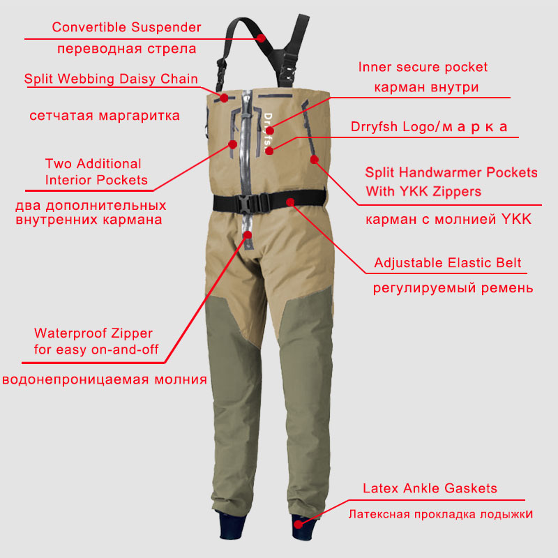 Водонепроницаемый ремешок на м – обзор и цена Fishing Waders