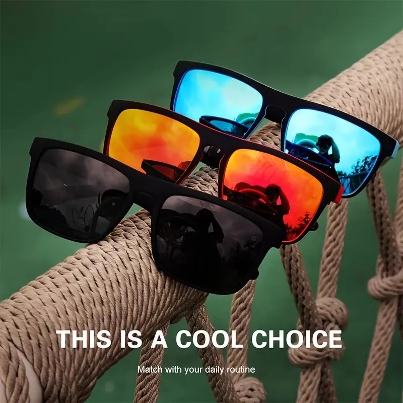 Модные винтажные квадратные по – обзор и цена Fishing Sunglasses Polarized