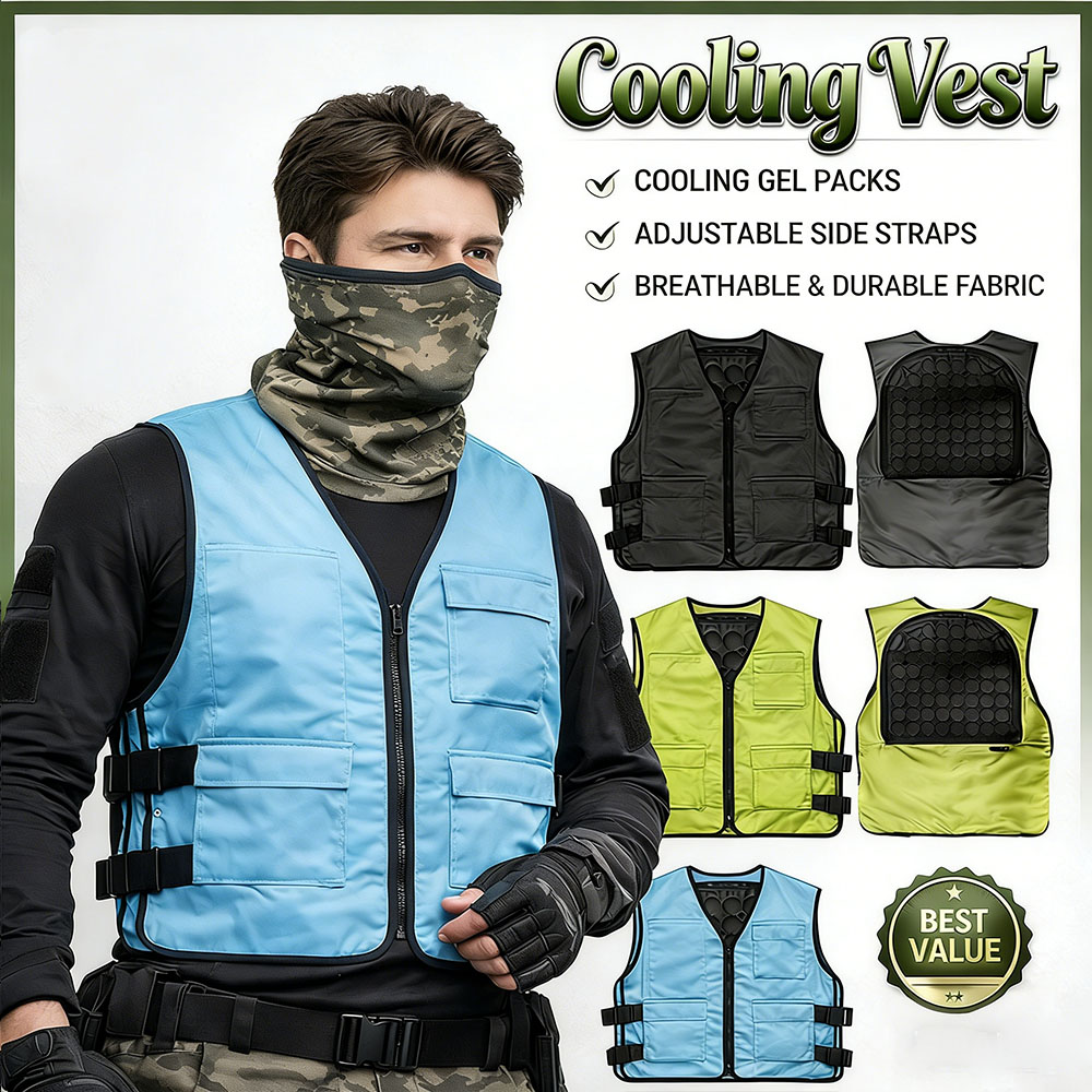 Охлаждающий жилет для улицы, т – обзор и цена Fishing Vest